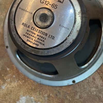 Pair, Celestion G12-65 1978 - Silver image 3