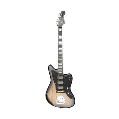 Fender NAMM 2025 Prestige Collection 1 of 1 Subsonic Jazzmaster® Electric Guitar Masterbuilt by Andy Hicks - Black Limba, Journeyman Relic® image 3