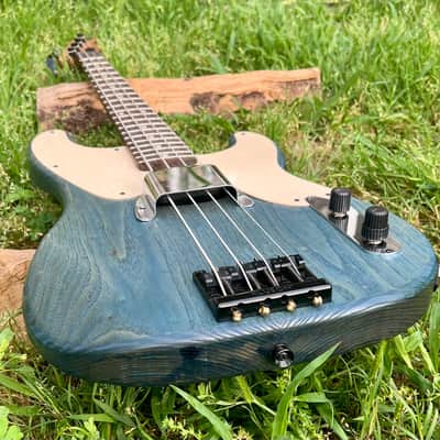 TW Basses Royal 54 Precision Bass 2020’s - Blue/Coral Blue Ash image 7