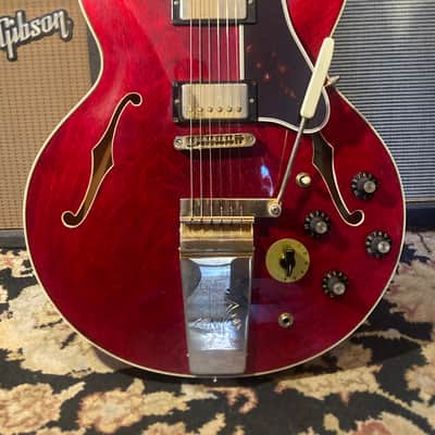 Ibanez “Lawsuit Era” Model 2457 ES355 Style MIJ Original Vintage 1976 - Cherry Red OHSC image 1