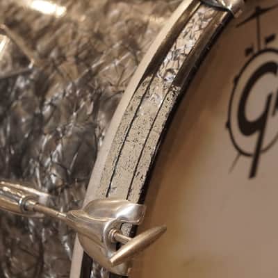 Gretsch 12/14/20/5.5x14" Round Badge Drum Set - 1960's Black Diamond Pearl image 6