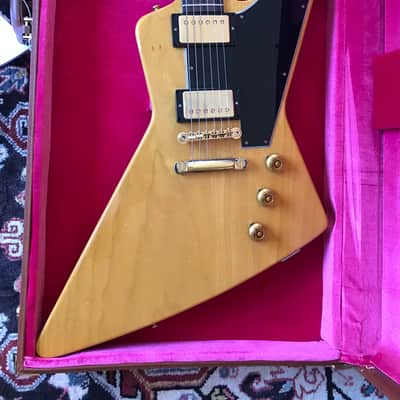 2021 Gibson Custom Shop 1958 Explorer Korina "snake eyes" image 7