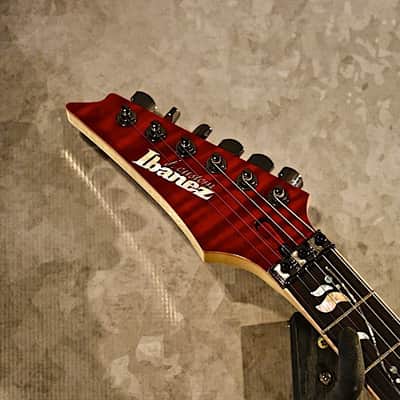 Ibanez Left handed J. Custom RG-8570ZL 2017 Trans Red Lefty Guitar image 3