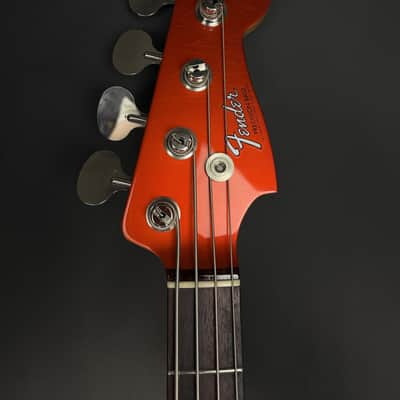 Fender Custom Shop 1966 Precision Bass Closet Classic - Candy Tangerine with Painted Headcap image 5