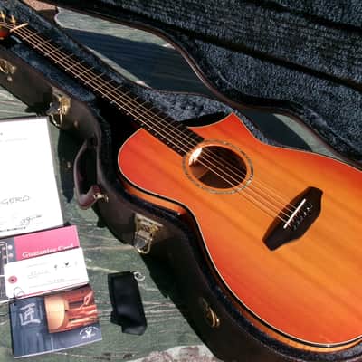 2010 Hand Made K Yairi 75th Anniv. II KAGERO Limited Edition Electric Acoustic Guitar + Hard Case image 1