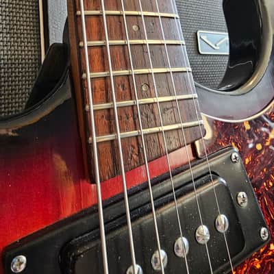 Guyatone LG127-T Mosrite 1960's 1970's - Sunburst image 12