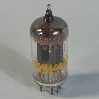 Vintage Sylvania 5814A NOS Matched Pair 12AU7 ECC82 Preamp Tubes! T101 image 2