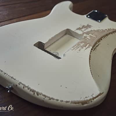 Stratocaster Vintage White Relic Body image 5