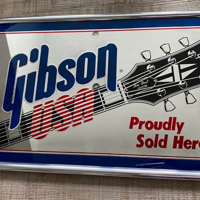Gibson Dealersign 1970-1980 Mirror finish Rare, Unique image 2