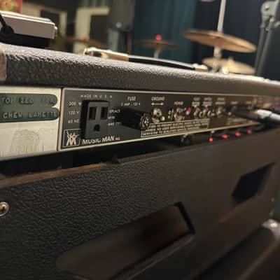 Music Man 130-HD + Matching 212 Cabinet, modded with effect loop image 9
