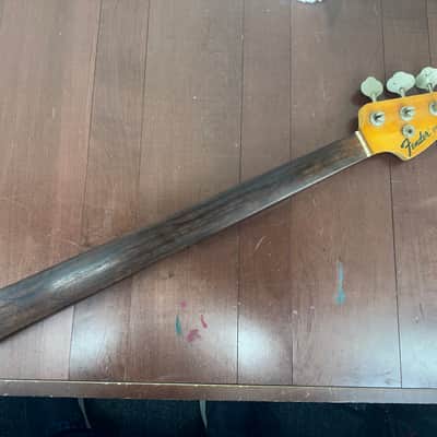 Fender Precision Fretless Bass Neck 1972 - Natural image 1