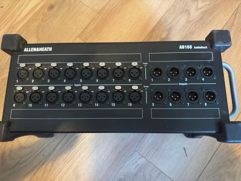 Allen & Heath AB-168 16-Channel Portable AudioRack Stage Box 2014 - Present - Black image 1