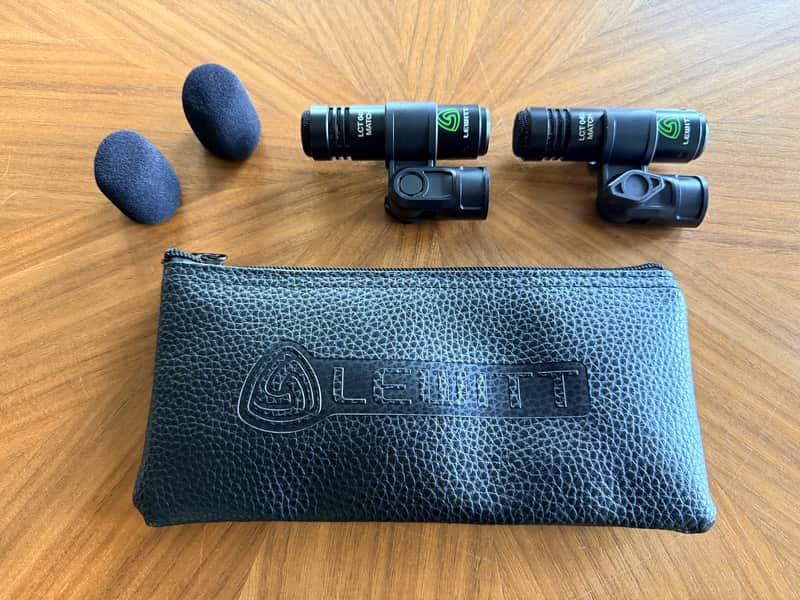 Lewitt LCT 040 MATCH Small Diaphragm Cardioid Condenser Mic Stereo Pair - Mint! image 1
