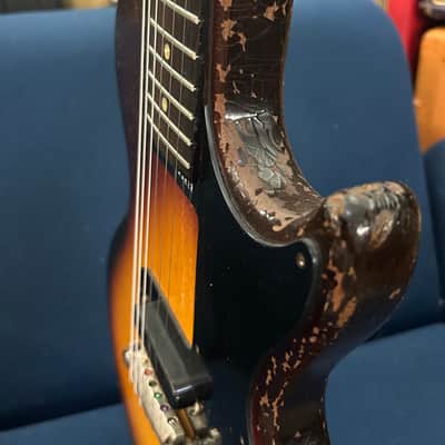 Vintage Gibson Melody Maker Singlecut 1960 1961 Sunburst Worn Les Paul Jr image 18