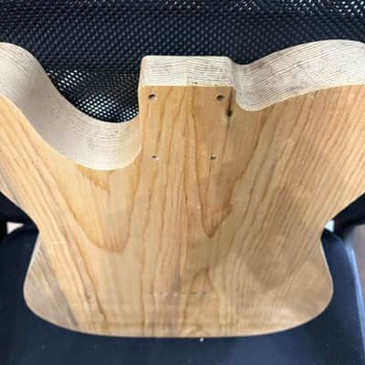 Hades Roasted Maple, Roasted Pine Telecaster PineCaster Rustic Body Raw off the CNC image 8
