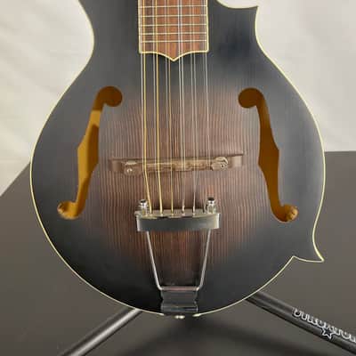 Gold Tone F-12 Long-Scale Manditar A-Style 12-String Acoustic-Electric Mandolin/Guitar, Solid Spruce Top, Tobacco Sunburst Satin image 2