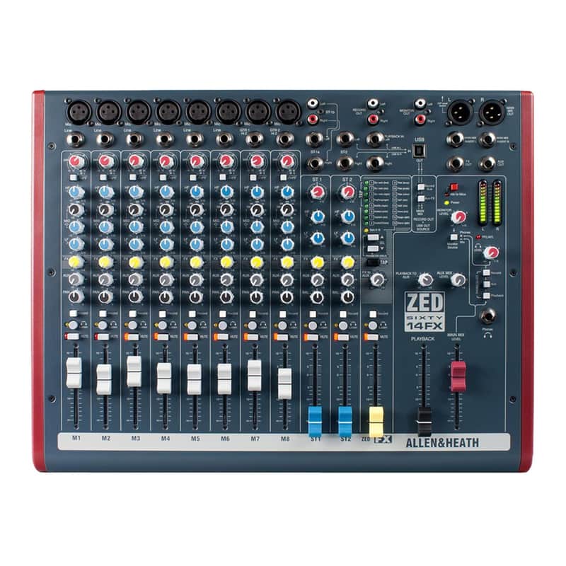 Allen & Heath ZED60-14FX Live and Studio Mixer with Digital FX and USB Port image 1