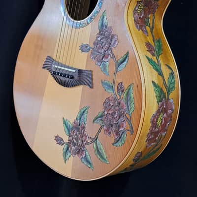Blueberry Handmade Acoustic Guitar Grand Concert image 1