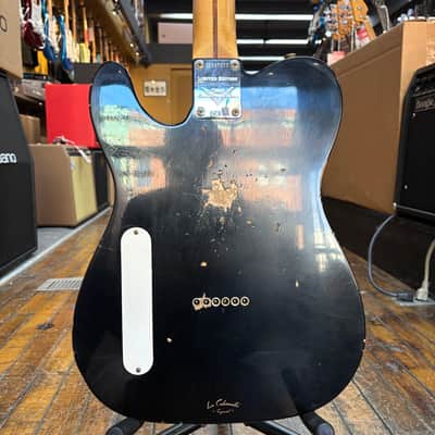 Fender Custom Shop La Cabronita Especial Relic Electric Guitar Aged Black w/Hard Case image 3