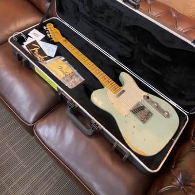 Custom Relic Fender Highway One Telecaster with Maple Fretboard - 2007 - Daphne Blue image 12