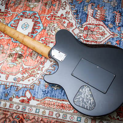 ERNIE BALL USA Music Man Axis HH Floyd "Blue Quilt" (1996) (SOLD) image 15