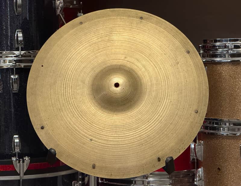 1960's Zildjian A. 18" Sizzle Crash Ride Cymbal 1400g image 1