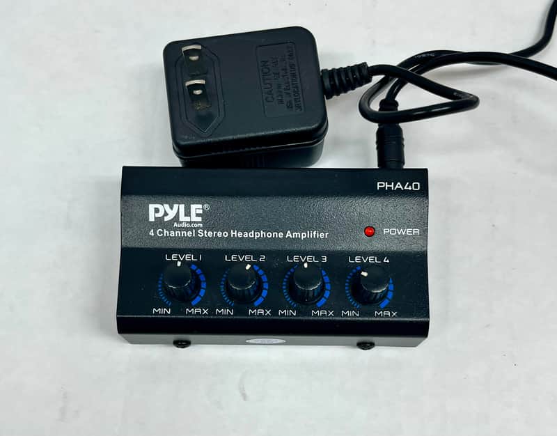 Pyle PHA40 4 Channel Headphone Amplifier image 1