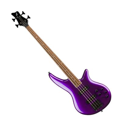 Jackson X Series Spectra Bass SBX IV 4-String Right-Handed Bass Guitar with Nyatoh Body and Laurel Fingerboard (Deep Purple Metallic) image 2