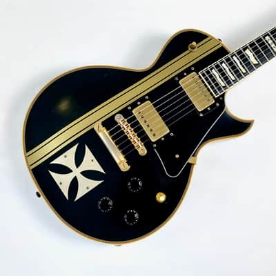 ESP Eclipse I "Iron Cross James Hetfield Signature" 2005 Vintage Black image 3