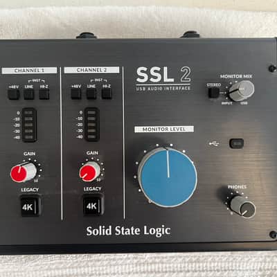 Solid State Logic SSL 2 USB Audio Interface 2020 - Present - Black image 1