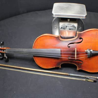 An Antique Antonius Stradivarius 3/4 Size Violin, Bow & Case Ready to Play # 6 V image 2