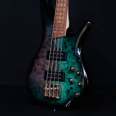 Ibanez SR400EPBDX 4-String Bass, Tropical Seafloor Burst image 2
