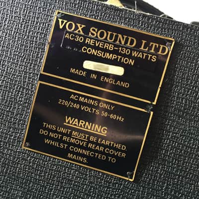 VOX AC30 ex Paul Weller 'THE JAM' purchased direct from Artist image 7
