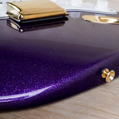 Fender Custom Shop 1960 Reissue Stratocaster NOS 2010 Purple Sparkle w/ OHSC, COA, Case Candy image 12