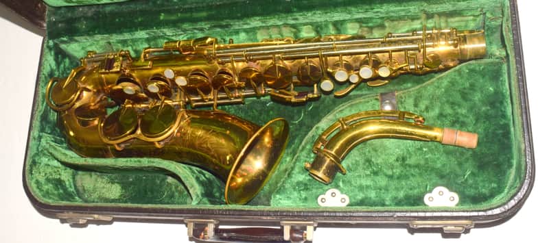 King Zephyr Alto Sax 1937 - Original lacquer-Free USA Ship image 1