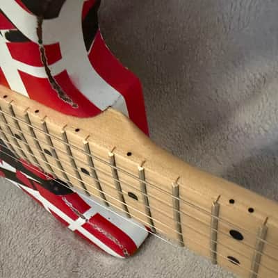 Unbranded Pre-Owned EVH Style Relic HandCrafted Electric Guitar USA 2026 - Nitro image 5