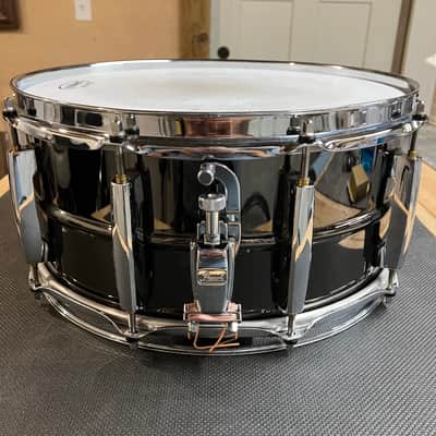 Pearl STE1465BR SensiTone Elite 14x6.5" Brass Snare Drum 2010s - Black Nickel Over Brass image 2