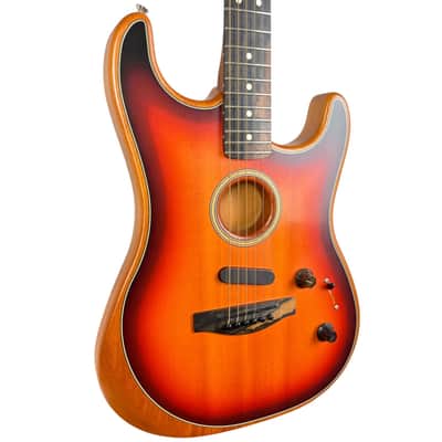 Fender American Acoustasonic Stratocaster 2020 - Sunburst image 2