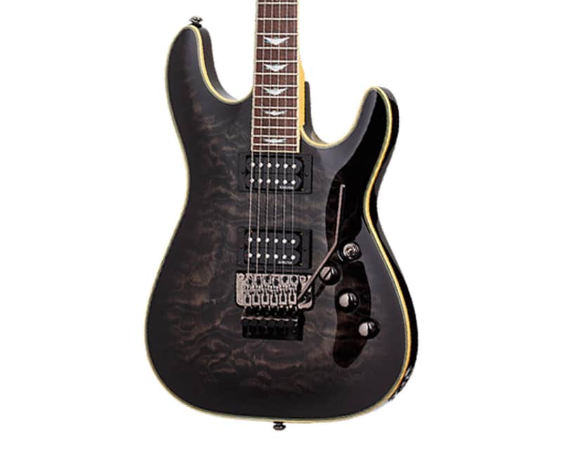 Schecter Omen Extreme FR Electric Guitar - See-Thru Black - Open Box image 1