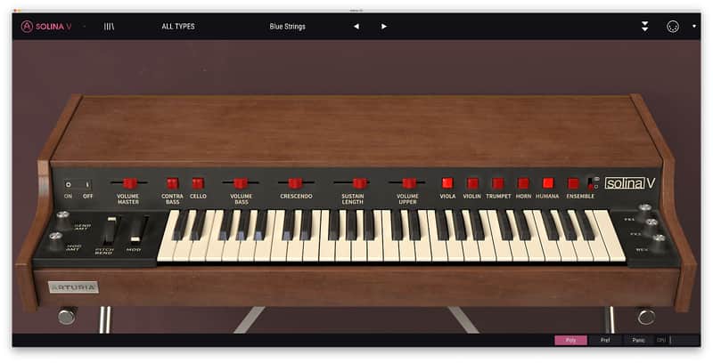 Arturia Solina V String Synthesizer Virtual Instrument Software image 1