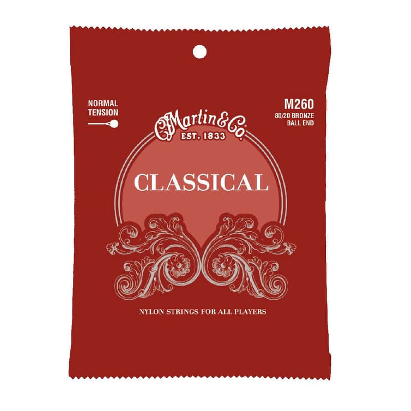Martin Ball End Classical Guitar Strings - Normal Tension - 80/20 Bronze image 1