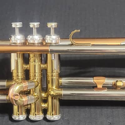 Getzen SUPER DELUXE TRUMPET -Copra -COPPER-BELL , Mouthpiece 3 Mutes & Original Case image 2