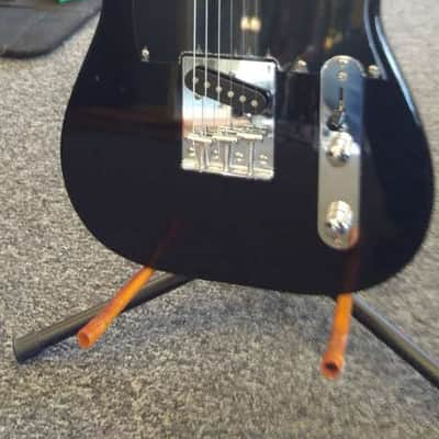 Austin Telecaster Style Electric Guitar Black image 3