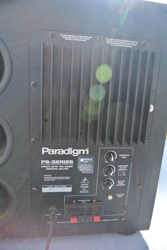 美*英様 Paradigm PS-1000 PS SERIES オーディオ機器 Great Sounding 60 lb Active Paradigm Subwoofer PS-1000 - Radique Inc