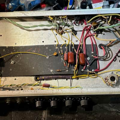Fender Bantam Bass 2-Channel 30-Watt 1x15" Guitar Combo 1969 - 1970 Silverface image 8