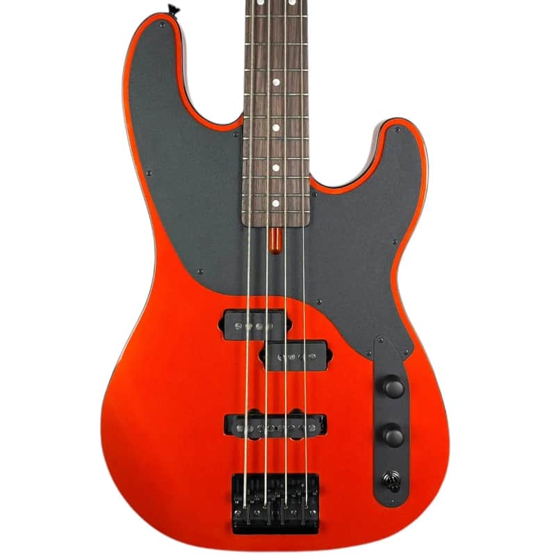 Schecter USA Custom Shop Michael Anthony Signature Bass 2016 - Handsigned - Inferno Orange image 1