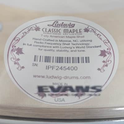Ludwig Classic Maple 2026 - Vintage Black Oyster image 15