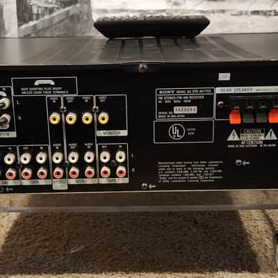 Sony SONY STR-AV770 FM Stereo/FM-AM Receiver 90s  - Black metal image 8