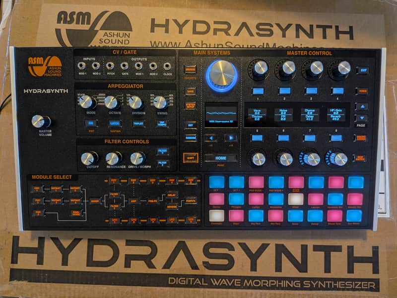 ASM Hydrasynth Desktop Polyphonic Synthesizer 2020 - Black image 1