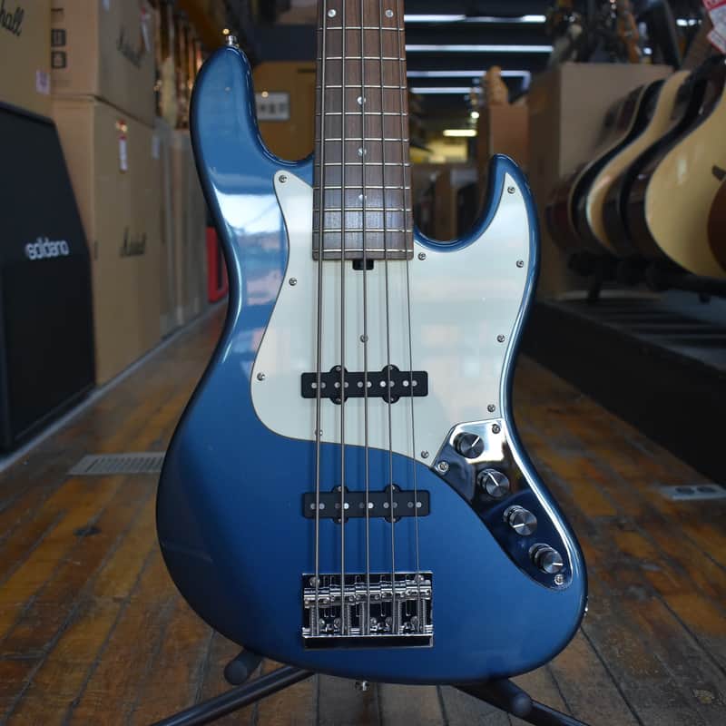 Sadowsky MetroLine 21-Fret Vintage J/J 5-String Bass Dark Lake Placid Blue Metallic w/Morado Fingerboard, Padded Gig Bag image 1